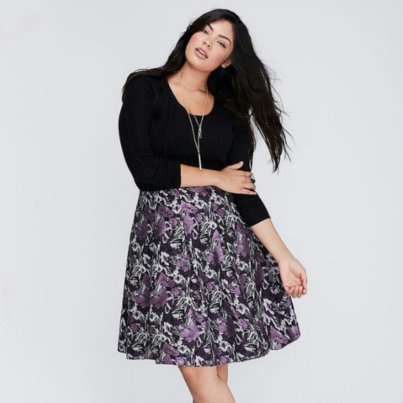 Lane Bryant Dresses & Skirts - Floral circle Skirt